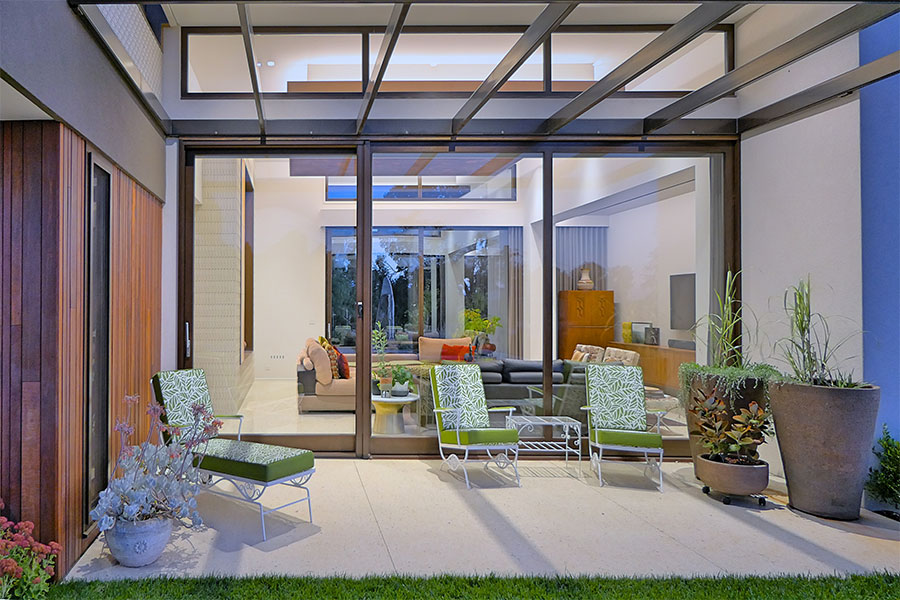 Lift-slide sliding doors for indoor-outdoor living